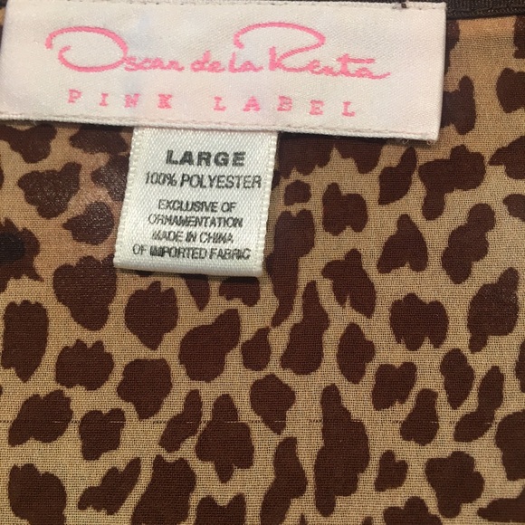 Leopard Robe Oscar de la Renta - Picture 8 of 8